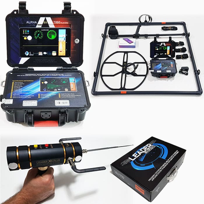 فلزیاب الفا اس ایکس 7000 پرو Alpha SX7000 PRO + شعاع زن و پین پوینتر